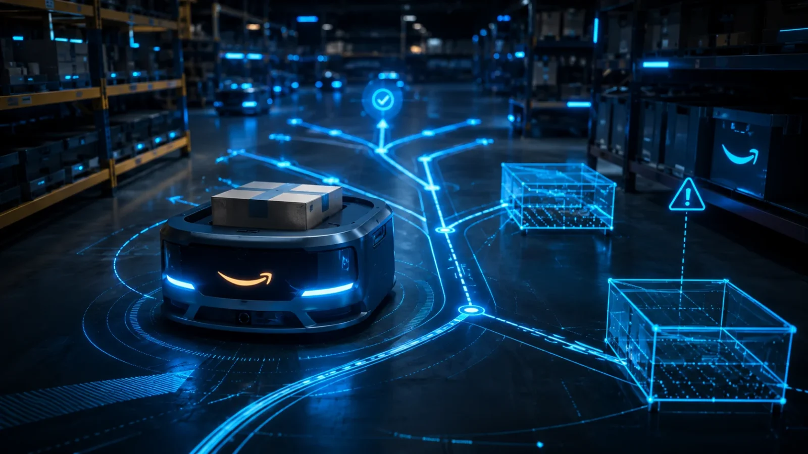 Amazon AI robot chooses routes on its own