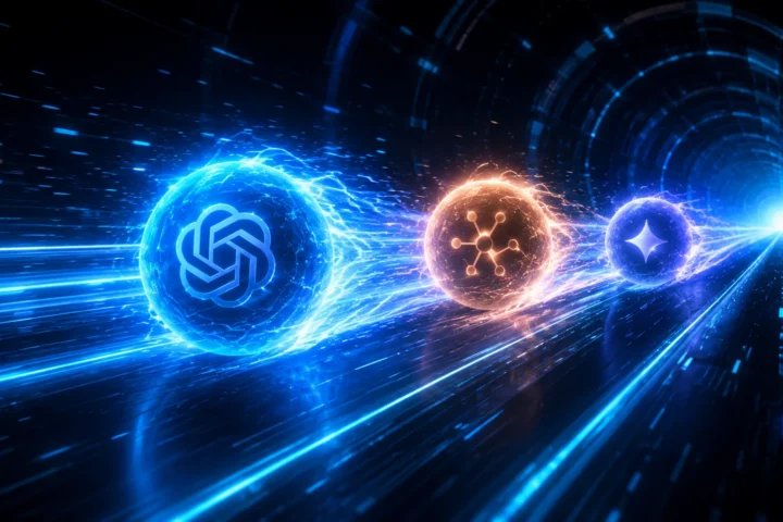 Corrida dos modelos de IA em 2026: GPT, Claude e Gemini