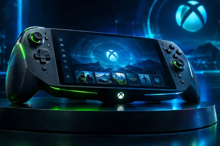 Console portátil Microsoft Xbox Project Edinburgh com tela OLED vívida e pegada ergonômica